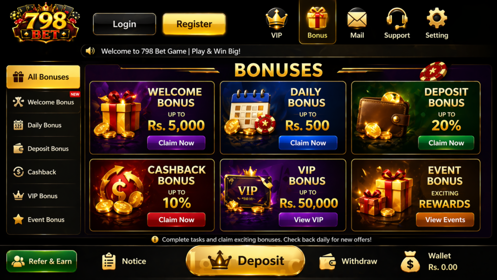 798 Bet Game