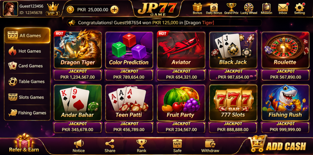  JP77 Game