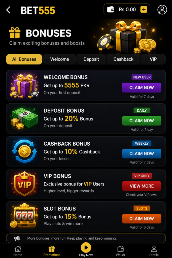 BET555 Game
